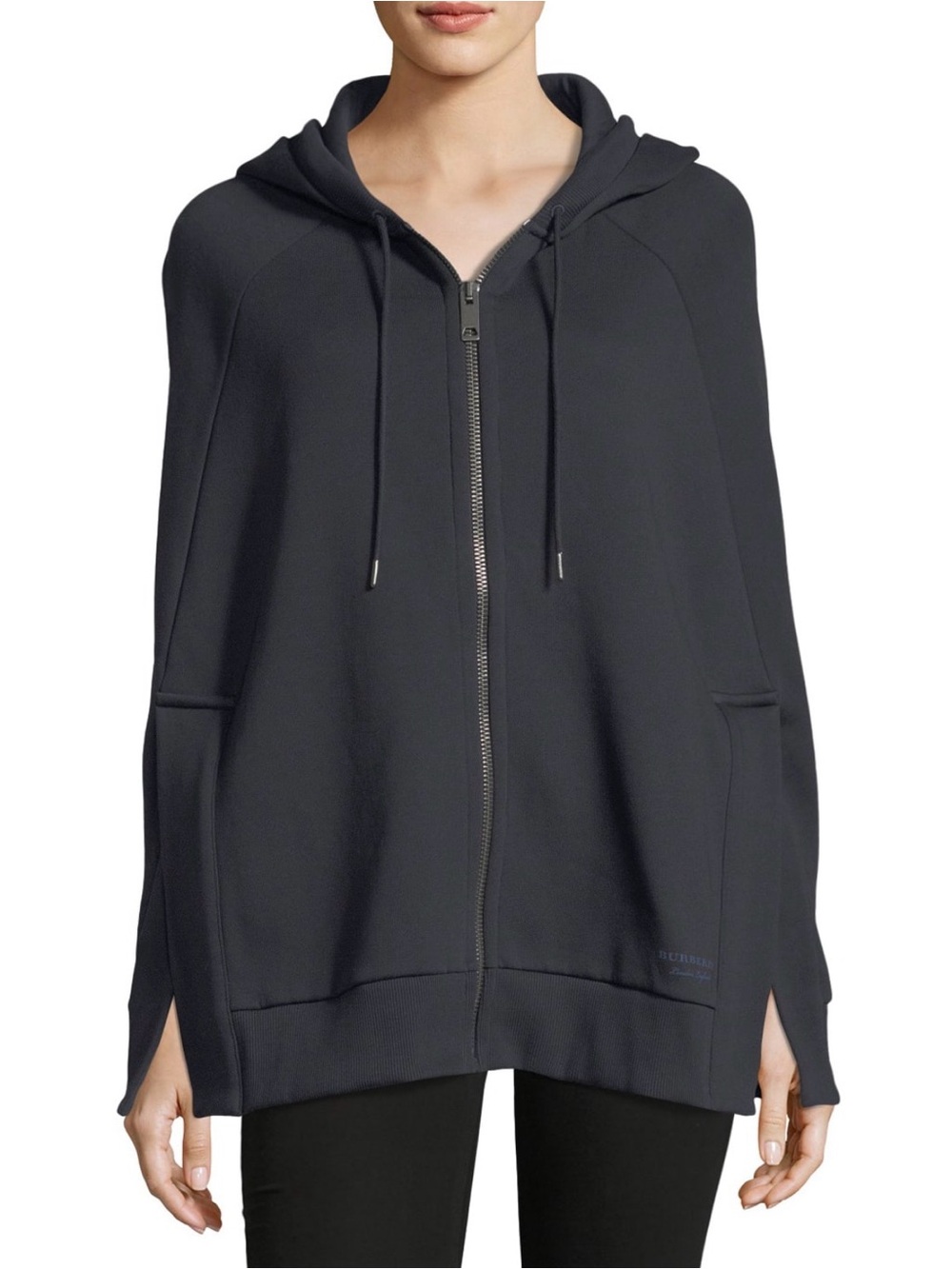 Burberry Jersey hooded cape